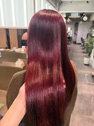 ロング カラー 透明感カラー🫧🎀 まりなのヘアスタイル