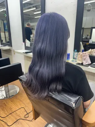 ロング カラー 香野 優子のヘアスタイル