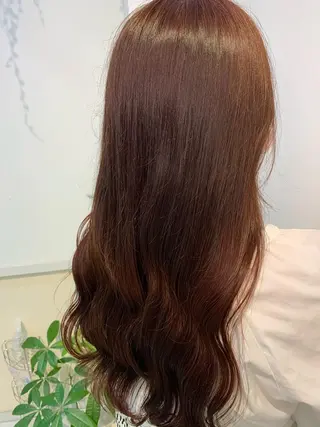 ロング カラー 透けるbrown カラー🎗♡yukaのヘアスタイル
