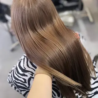 セミロング カラー Rui/博多/透明感 カラー/レイヤーのヘアスタイル