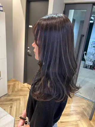 ロング カラー 浦野 剛志のヘアスタイル