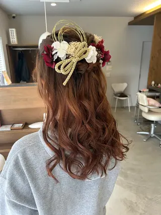 ロング 小澤 志穂のヘアスタイル