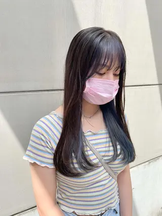 ロング カラー 髪質改善🪄 イルミナカラー岩谷のヘアスタイル