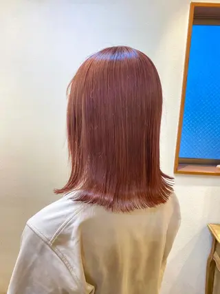 セミロング カラー 武田 悠生乃のヘアスタイル