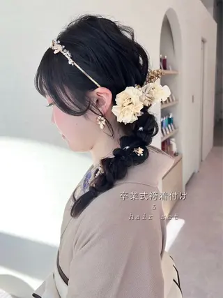 ヘアアレンジ 美髪矯正/シークレッ トハイライト🤍りさのヘアスタイル