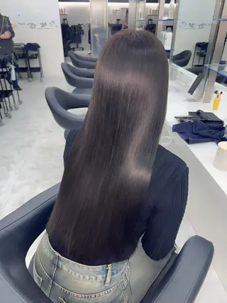 ロング カラー パーマ 藍斗│モテ透明感× 顔周りレイヤー🫧のヘアスタイル