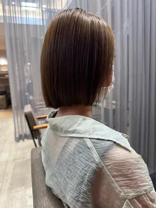 ミディアム カラー and fine ほりのヘアスタイル