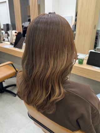 ロング カラー けー すけのヘアスタイル