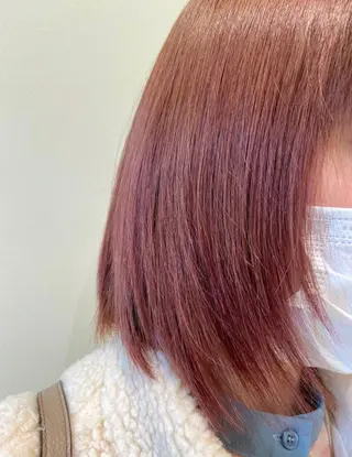 ミディアム カラー 髪質改善・ボブ・ ショート 丸毛一輝のヘアスタイル