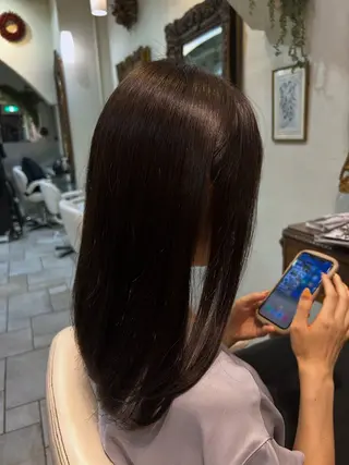 ミディアム 立石 タテイシのヘアスタイル