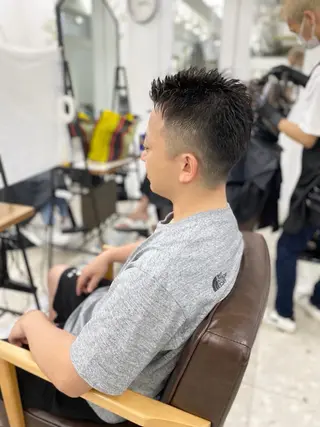 メンズ 🖤メンズアップ バング特化西郷🖤のヘアスタイル