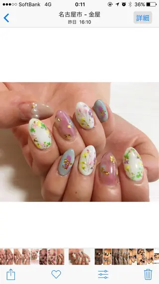 ネイル Colorer 사키のネイルデザイン