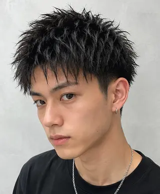 メンズ まろみ暖色×ボブ ×chia🕯のヘアスタイル