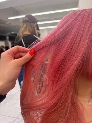 ロング カラー パーマ ヘアアレンジ メンズ キッズ 韓国系🇰🇷🩶 艶暗髪/MEIのヘアスタイル