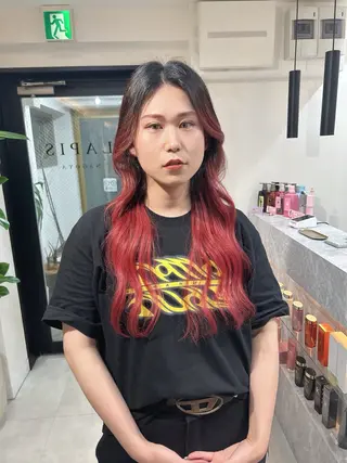 ロング 副島 響のヘアスタイル