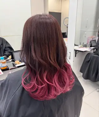 ミディアム カラー ⭐️無料！カット モデル募集⭐️夕貴のヘアスタイル