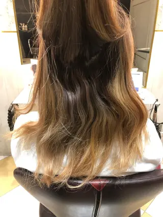 ロング 美髪矯正/髪質改善/ 艶髪/髪に輝きをのヘアスタイル