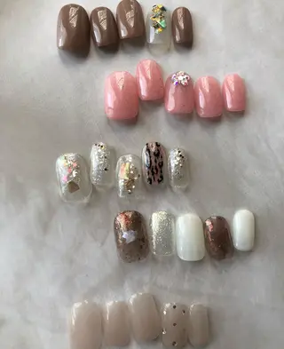 ネイル パラあり！フィルイン 美フォルムのネイルデザイン