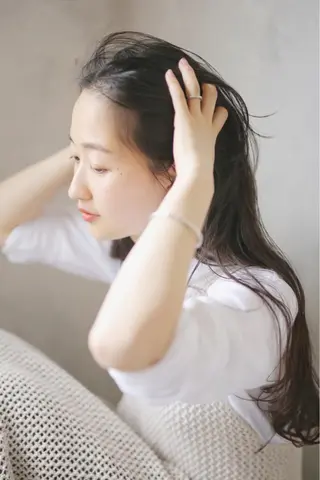 ロング 透明感カラー/ボブ あんまみゆのヘアスタイル