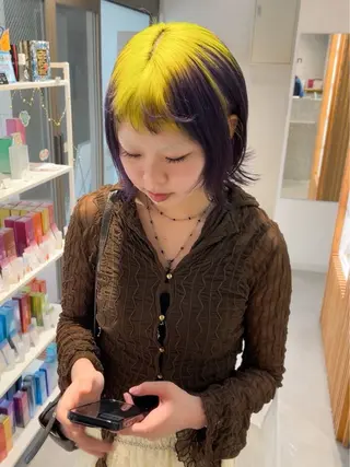 ショート カラー カットモデル/ カラー/nanamiのヘアスタイル