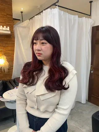 ロング 顔周りカット 🎀サヤカ🎀のヘアスタイル