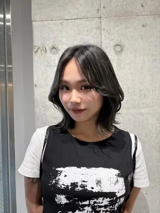 ミディアム enchanted ...天神大名のヘアスタイル