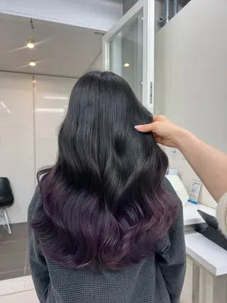 ロング ⚜️バレイヤージュの 小池柚葉⚜️のヘアスタイル