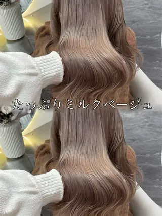 ロング カラー 🤍韓国風レイヤー/ 艶髪🤍鳥越美羽のヘアスタイル