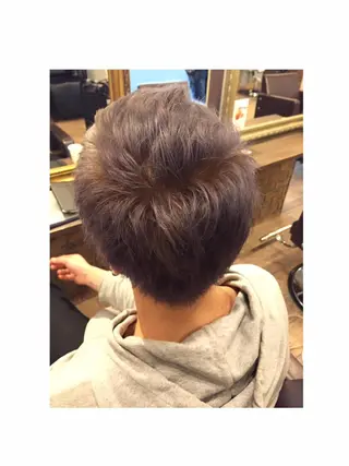 ショート カラー メンズ shi hoのヘアスタイル