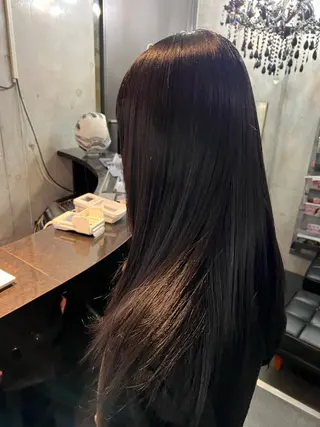 ロング 松井 夏輝のヘアスタイル