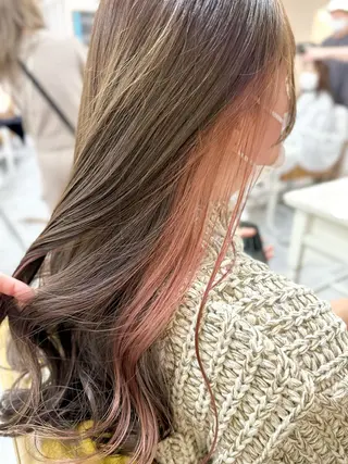 ロング カラー カラー400種類以上 仁香𓂃 𓈒𓏸のヘアスタイル