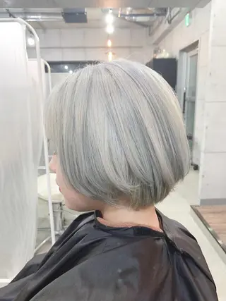 ショート カラー パーマ ヘアアレンジ メンズ キッズ ネイル マツエク・マツパ 髪質改善色素改善特化 keiのヘアスタイル