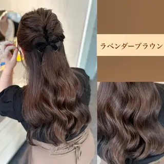 ロング カラー 渋谷/ 縮毛矯正/AYAのヘアスタイル