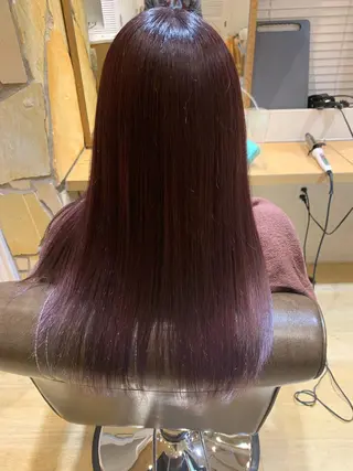 セミロング 渋谷ハイトーン/ デザインカラー阿部のヘアスタイル