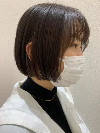 ショート カラー hubhair レイヤー/透明感のヘアスタイル