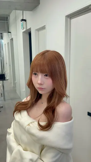 ゆうさ 縮毛矯正 似合わせカットのヘアスタイル