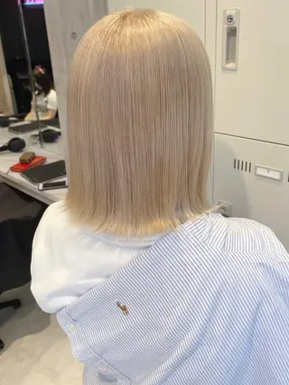ミディアム カラー パーマ ヘアアレンジ メンズ キッズ ネイル マツエク・マツパ アイブロウ レイヤー/ダブル カラー/YURINAのヘアスタイル