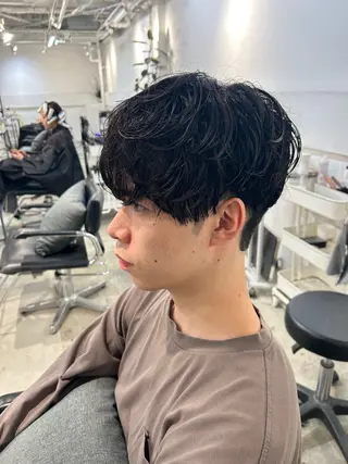パーマ メンズ メンズ清潔感のプロ 💈メンズパーマ藤田のヘアスタイル