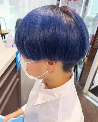 カラー カットパーマ 🌀あさみのヘアスタイル