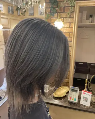 ミディアム カラー メンズ GAKU/仙台/ メンズ/ブリーチのヘアスタイル