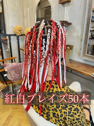 ロング ヘアアレンジ メンズ エクステ指名No.1 【店長】キッタのヘアスタイル