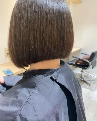 ミディアム 髪質改善/オーガニッ クカラー/栞南のヘアスタイル