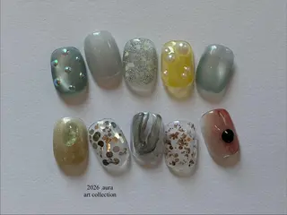 ネイル .aura Kanamiのネイルデザイン