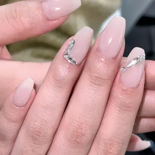 ネイル 🎀kira 長さだし💗モチ最高のネイルデザイン