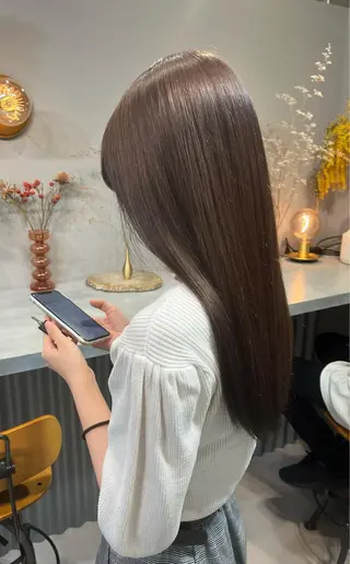 ロング カラー 横田 美咲のヘアスタイル