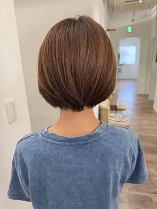 ショート カラー ハイライト⭐️上野 高広のヘアスタイル