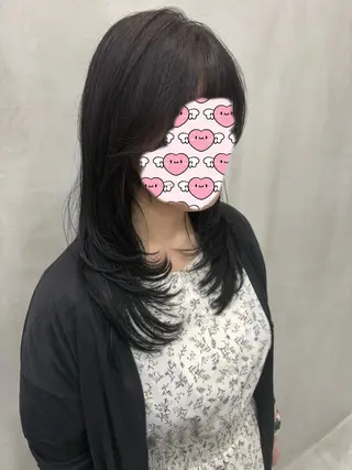 セミロング sense. みなとのヘアスタイル