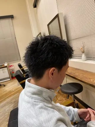 ショート メンズ 佐藤 海璃のヘアスタイル