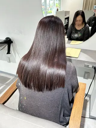 ロング カラー 白髪ぼかし特化美容師 古賀雄歩のヘアスタイル