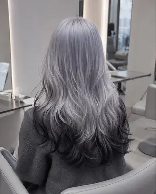 ロング カラー 小田 晃瑛のヘアスタイル